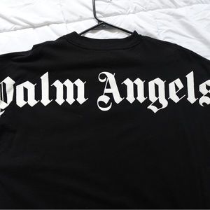 Palm Angels Black Oversized Unisex T-shirt